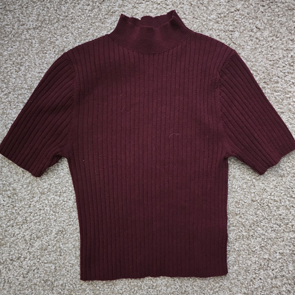 Women's Burgundy Sweater